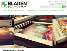 Tablet Screenshot of bladenbox.com